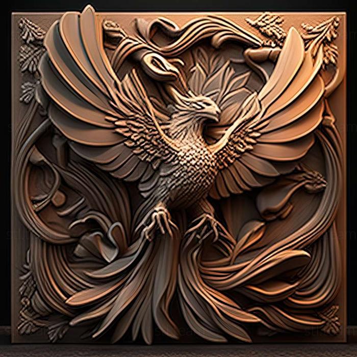 3D model phoenix (STL)